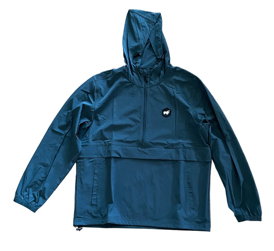 Double R Kicks Legacy Hooded Tech Windbreaker Pacific Blue