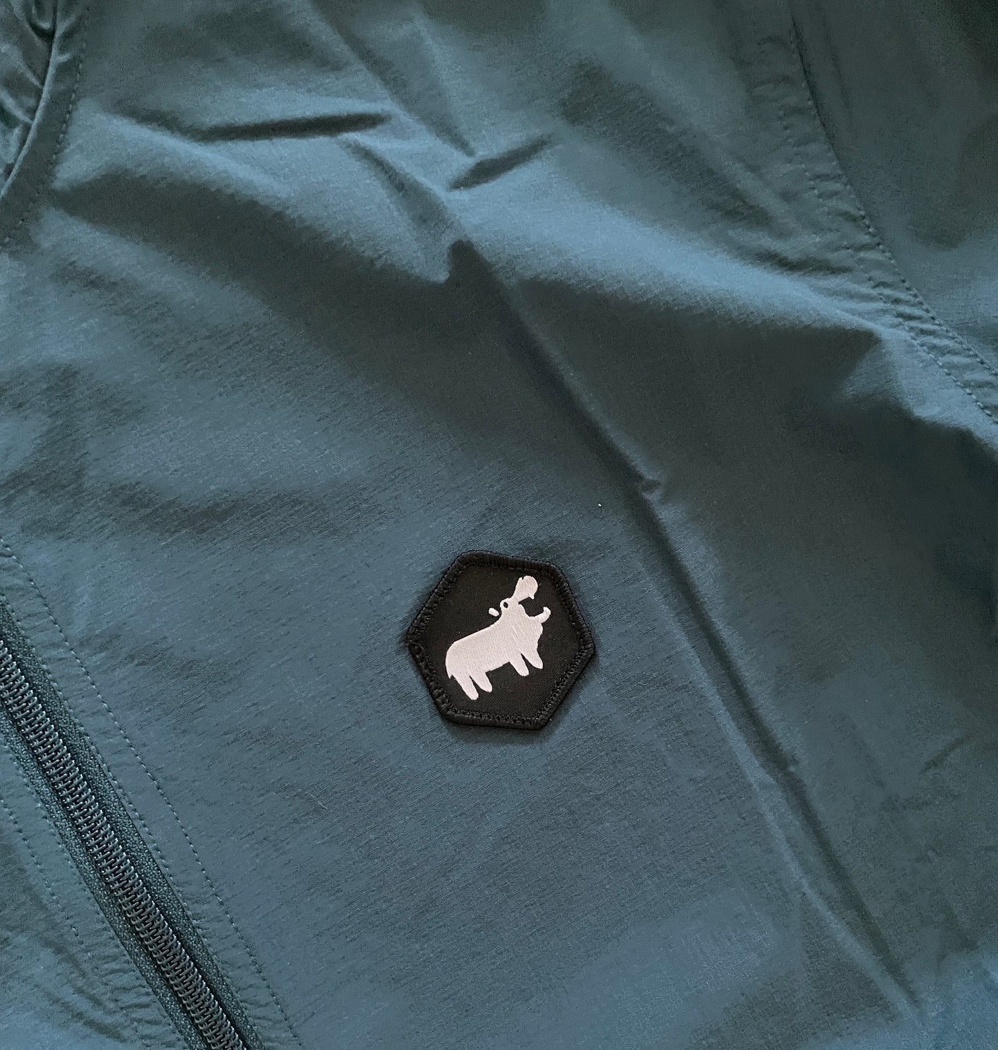 Double R Kicks Legacy Hooded Tech Windbreaker Pacific Blue
