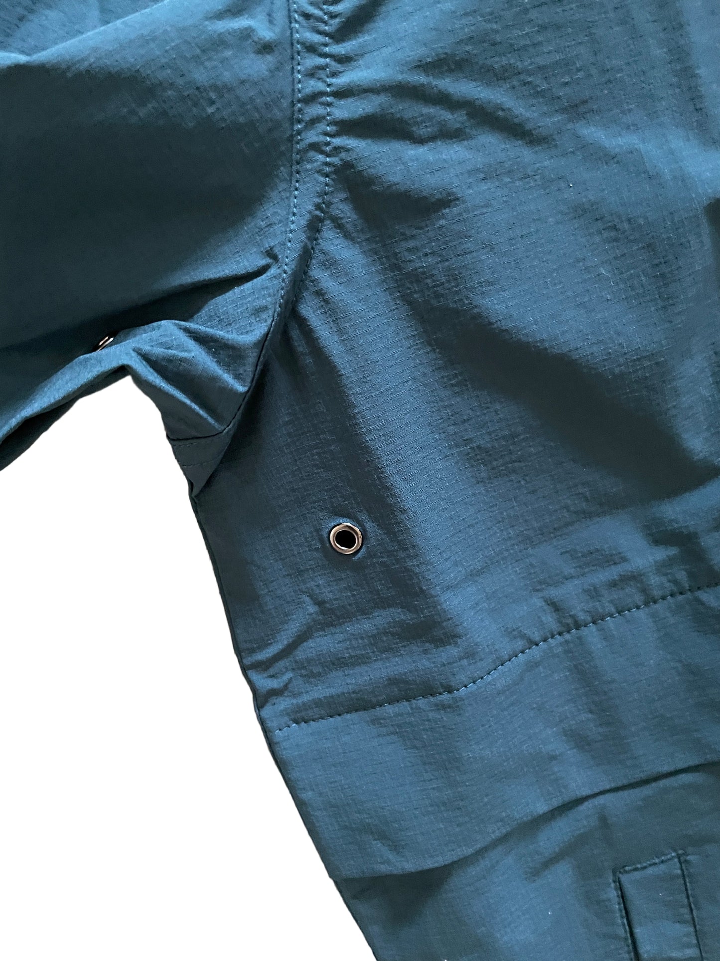 Double R Kicks Legacy Hooded Tech Windbreaker Pacific Blue