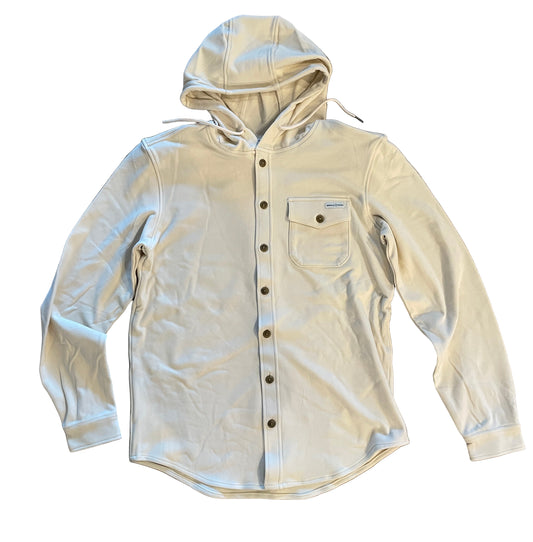 Double R Kicks Parson Polar Fleece Hooded Shirt Natural