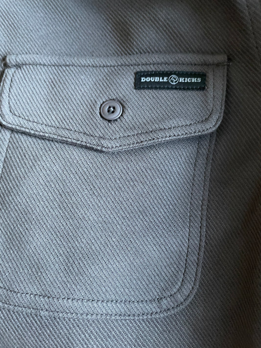 Double R Kicks Banks Midweight Longsleeve Shirt Charcoal