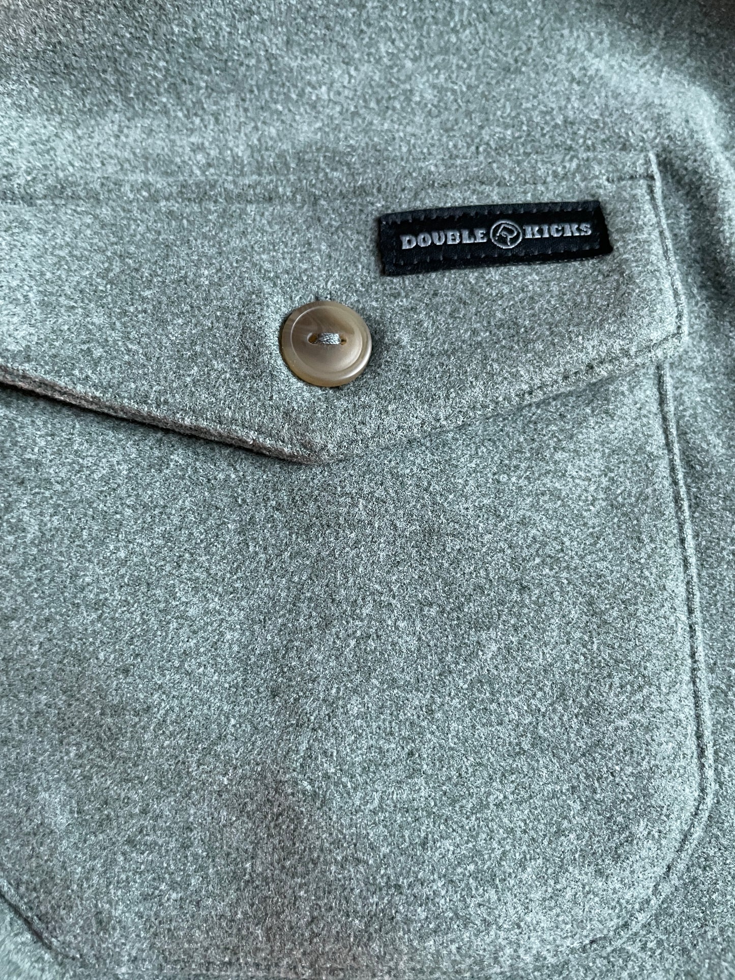 Double R Kicks Parson Polar Fleece Hooded Shirt Olive