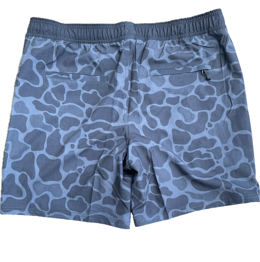 Double R Kicks Davis Performance Shorts Charcoal Camo
