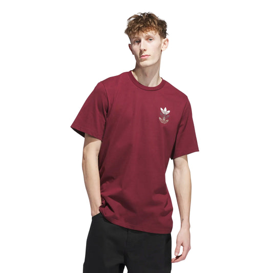 Adidas TR TRE T-Shirt Maroon Earth