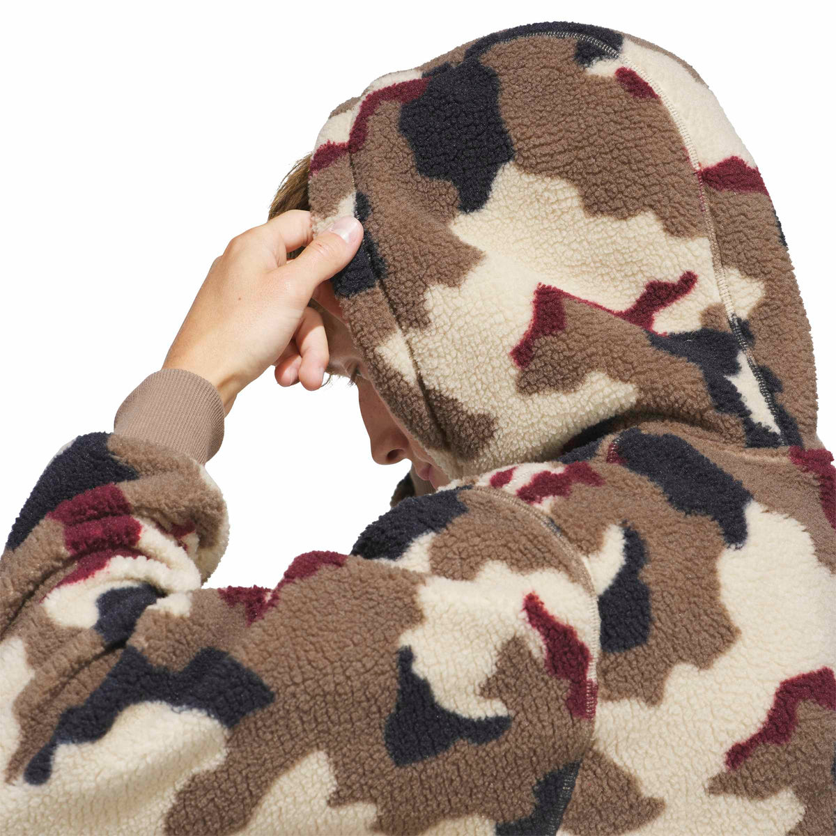 Adidas Skateboarding FS+ High Pile Fleece Camo Hoodie