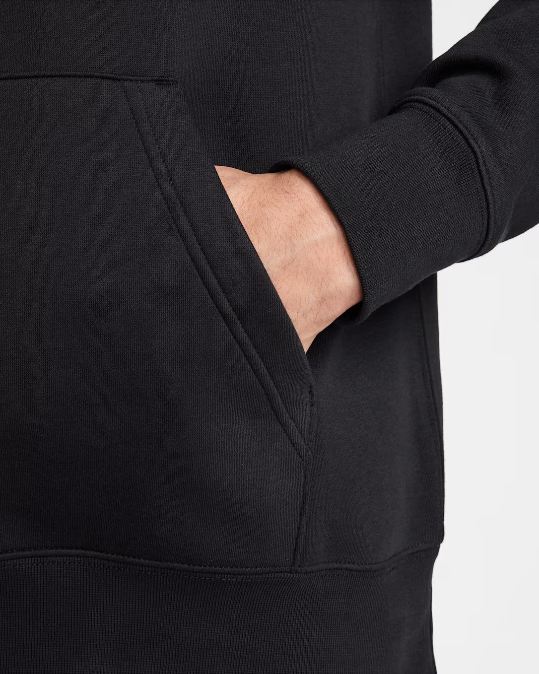 Nike Club Fleece Pullover Hoodie Black