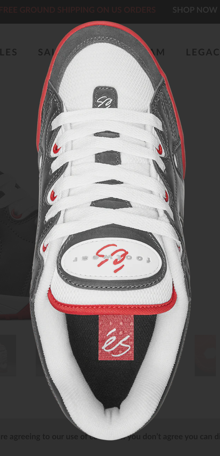 ES One Nine 7 Grey White Red