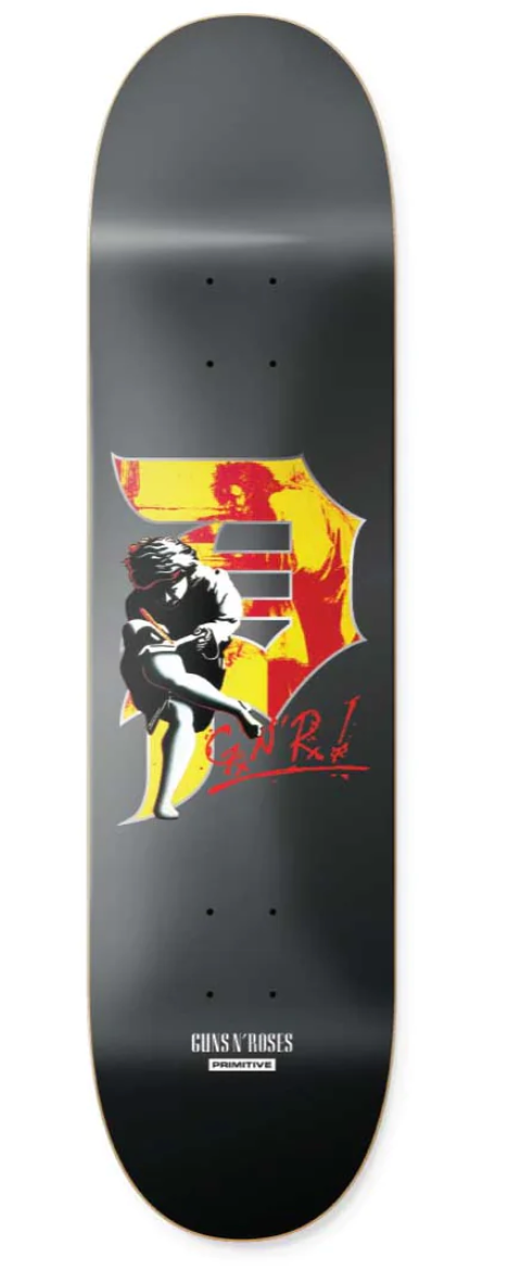 Primitive GNR Illusion Team Skateboard Deck 8.5