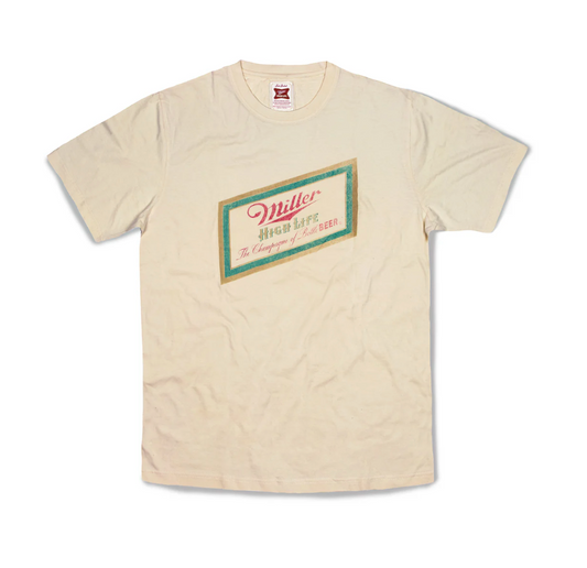 American Needle Miller High Life T-Shirt Cream