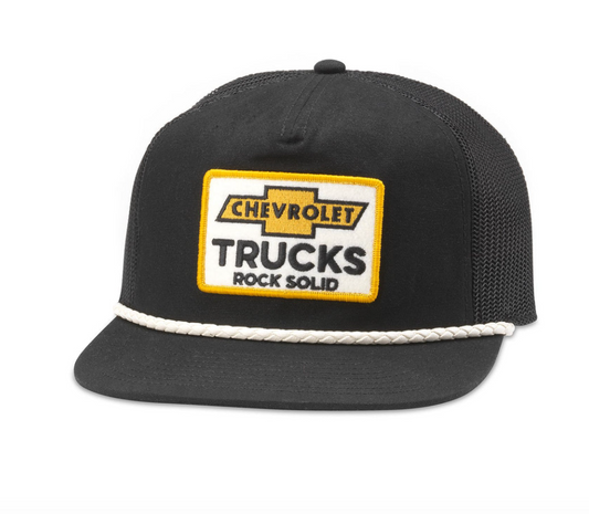 American Needle Wyatt Chevy Trucks Hat Black