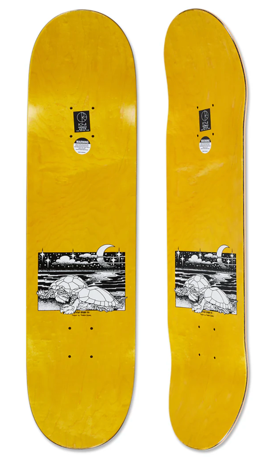 Polar Emile Laurent Turtle Town Skateboard Deck 8.5