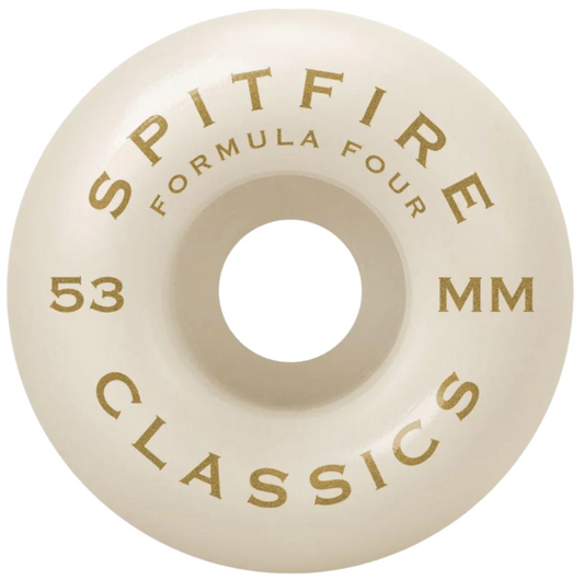 Spitfire F4 101 Classic Orange 53mm Wheels