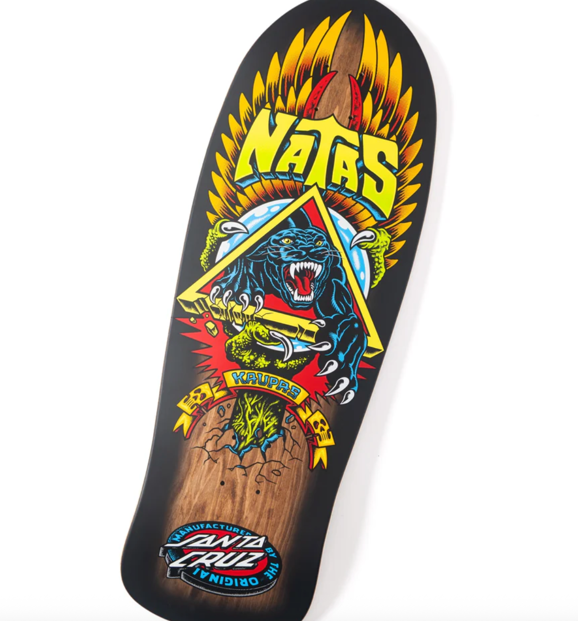 Santa Cruz 10.538in Natas SC Panther Reissue Skateboard Deck