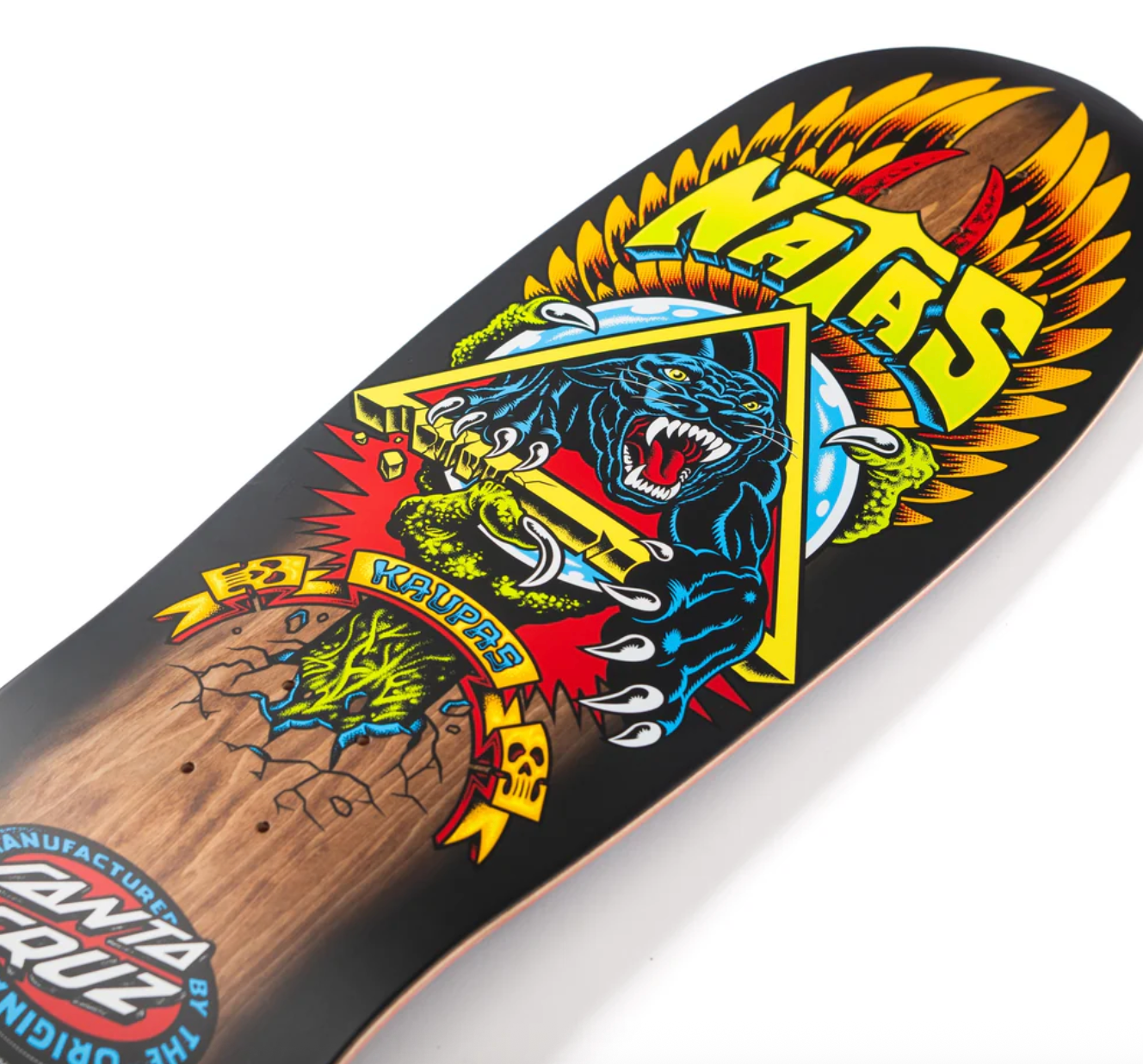 Santa Cruz 10.538in Natas SC Panther Reissue Skateboard Deck