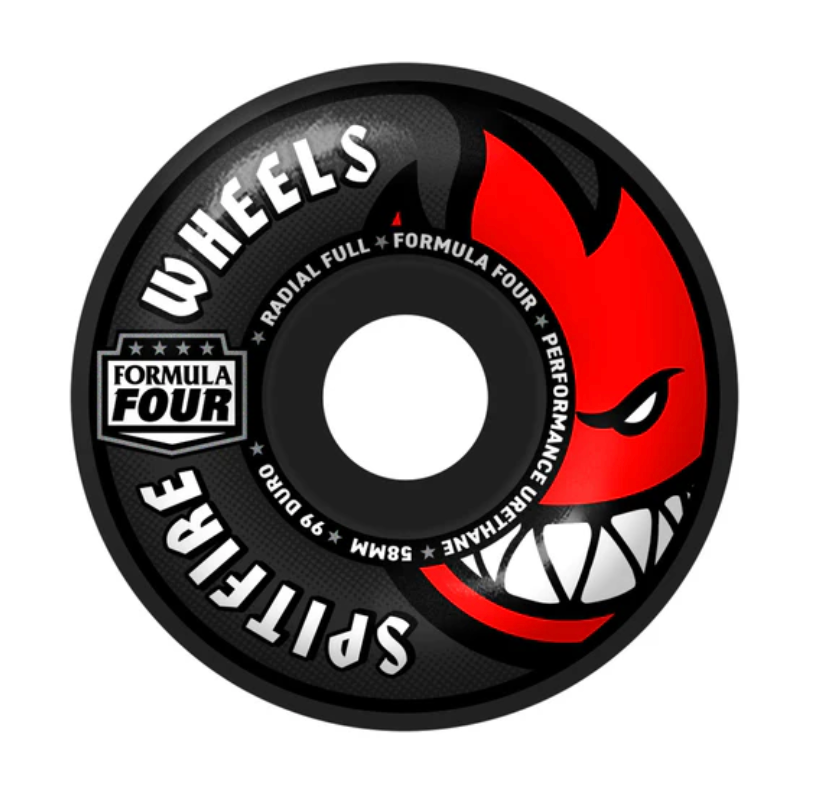 Spitfire F499 Radial Full Black 58mm Wheels
