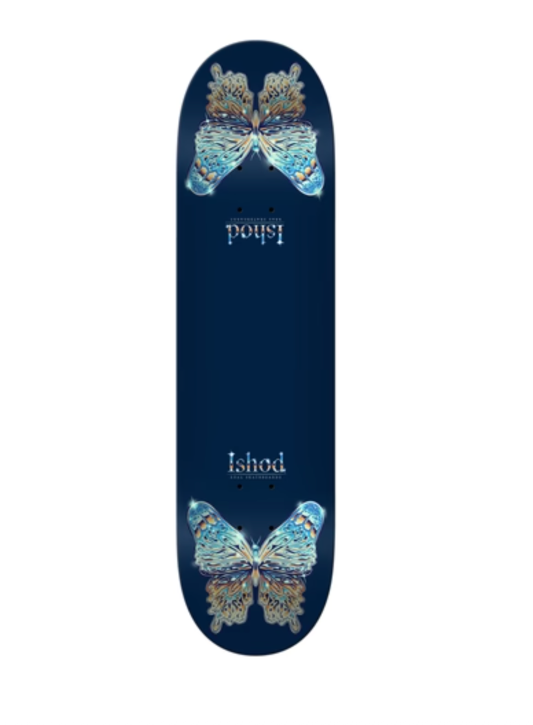 Real Ishod Mariposa Chrome Redux 8.25 Twin Tail Skateboard Deck