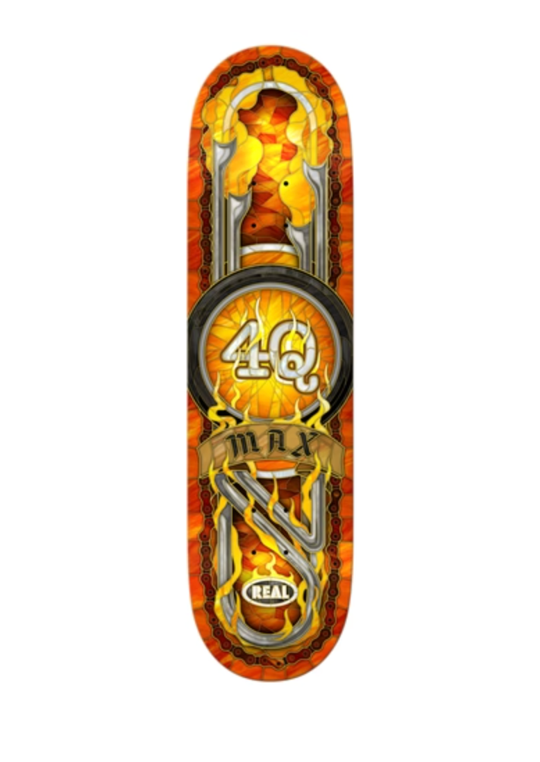 Real Max Schaaf 4Q Cathedral 8.5 Skateboard Deck