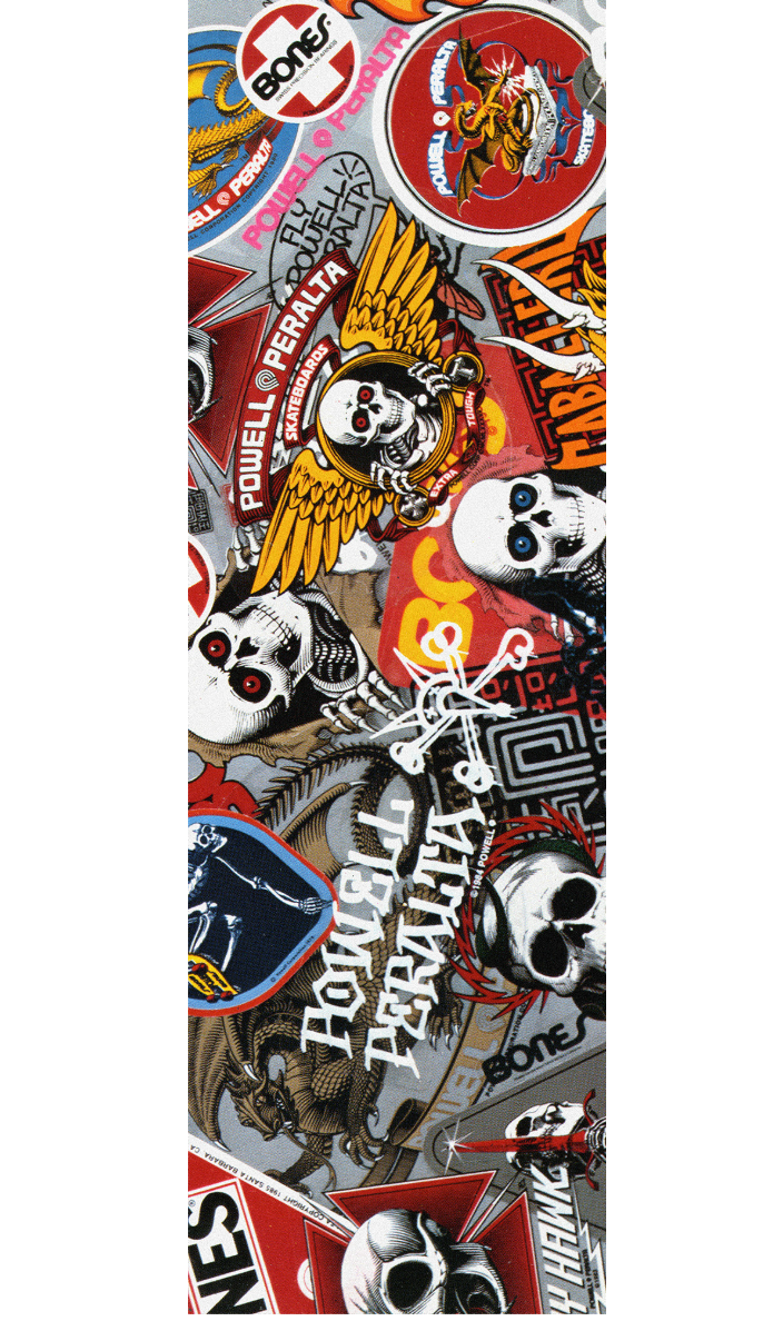Powell Peralta Sticker Collage 1 Grip Tape Sheet 10.5"