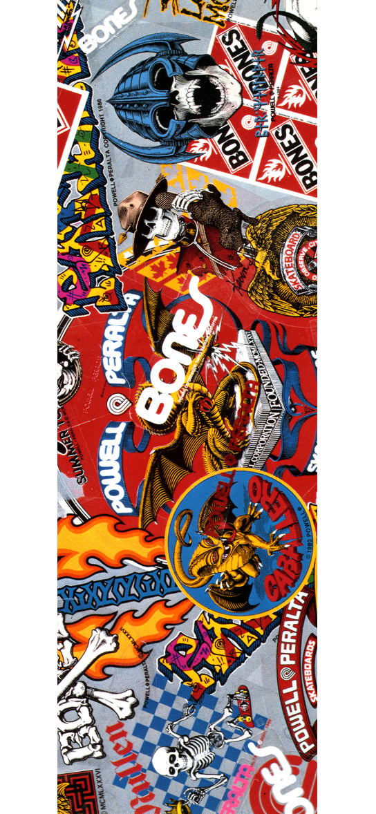 Powell Peralta Sticker Collage 3 Grip Tape Sheet 10.5"