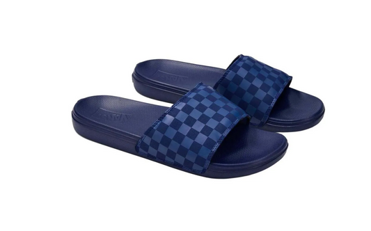 Vans La Costa Slide-On Deep Indigo Checkerboard