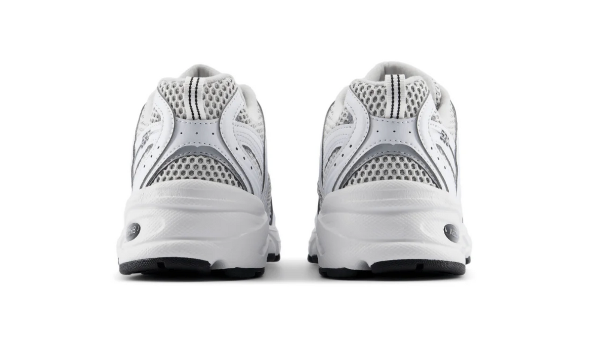 New Balance 530 White Silver Metallic
