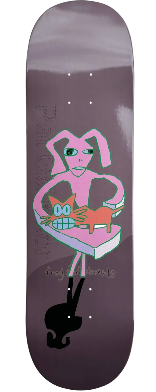 Frog Pat G Red Cat Skateboard Deck 8.18