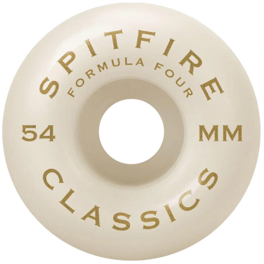 Spitfire F4 101 Classic Silver 54mm Wheels