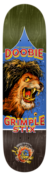 AntiHero Grimple Stix Doobie 8.5 Skateboard Deck