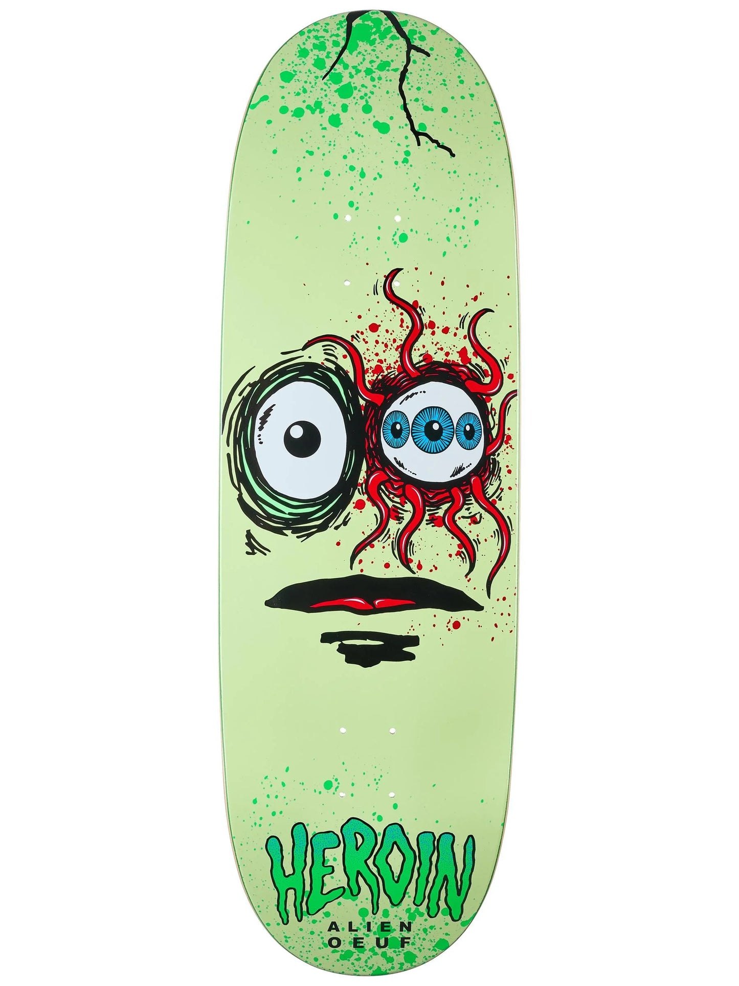 Heroin Space Egg 3 Skateboard Deck 10.0
