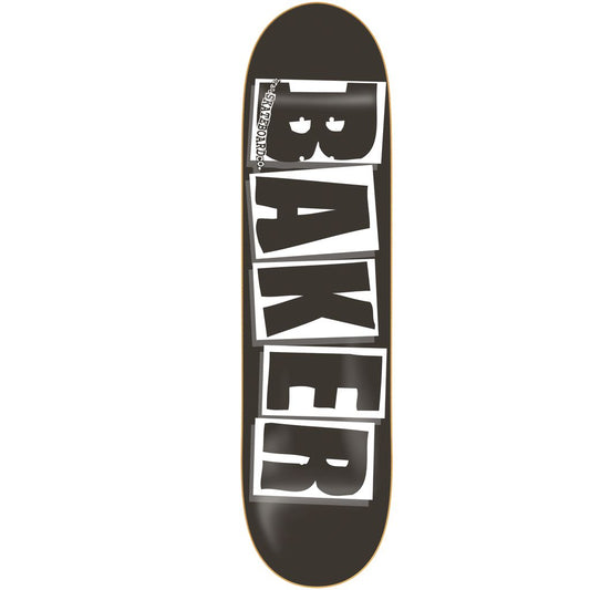 Baker Brand Logo Black White Skateboard Deck 8.125