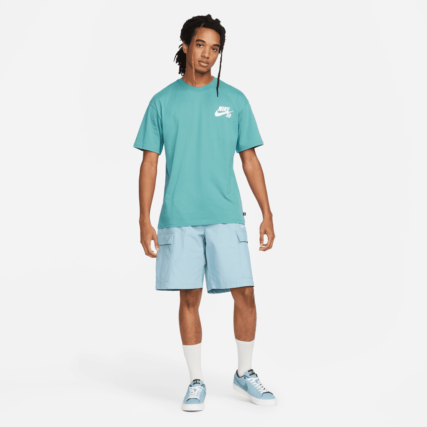 Nike SB Logo Skate T-Shirt Mineral Teal