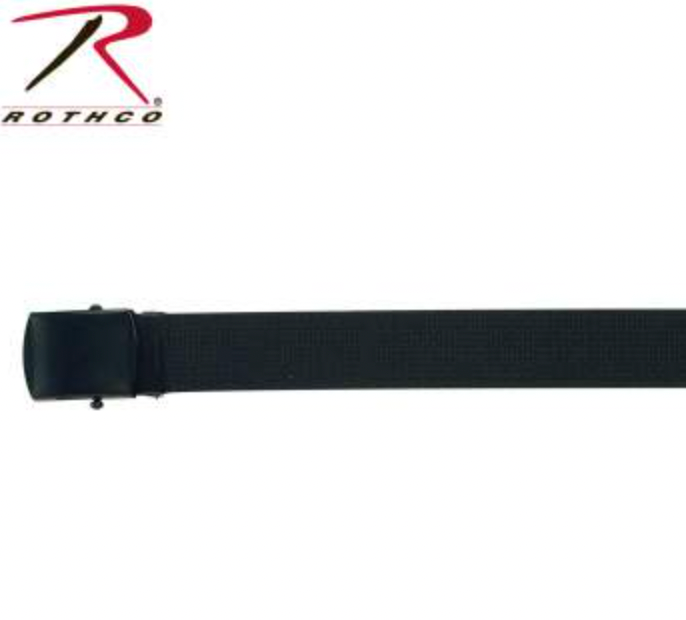 Rothco Web Belt Black/Black Buckle