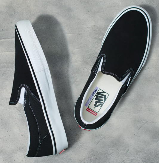 Vans Skate Slip-On Black White