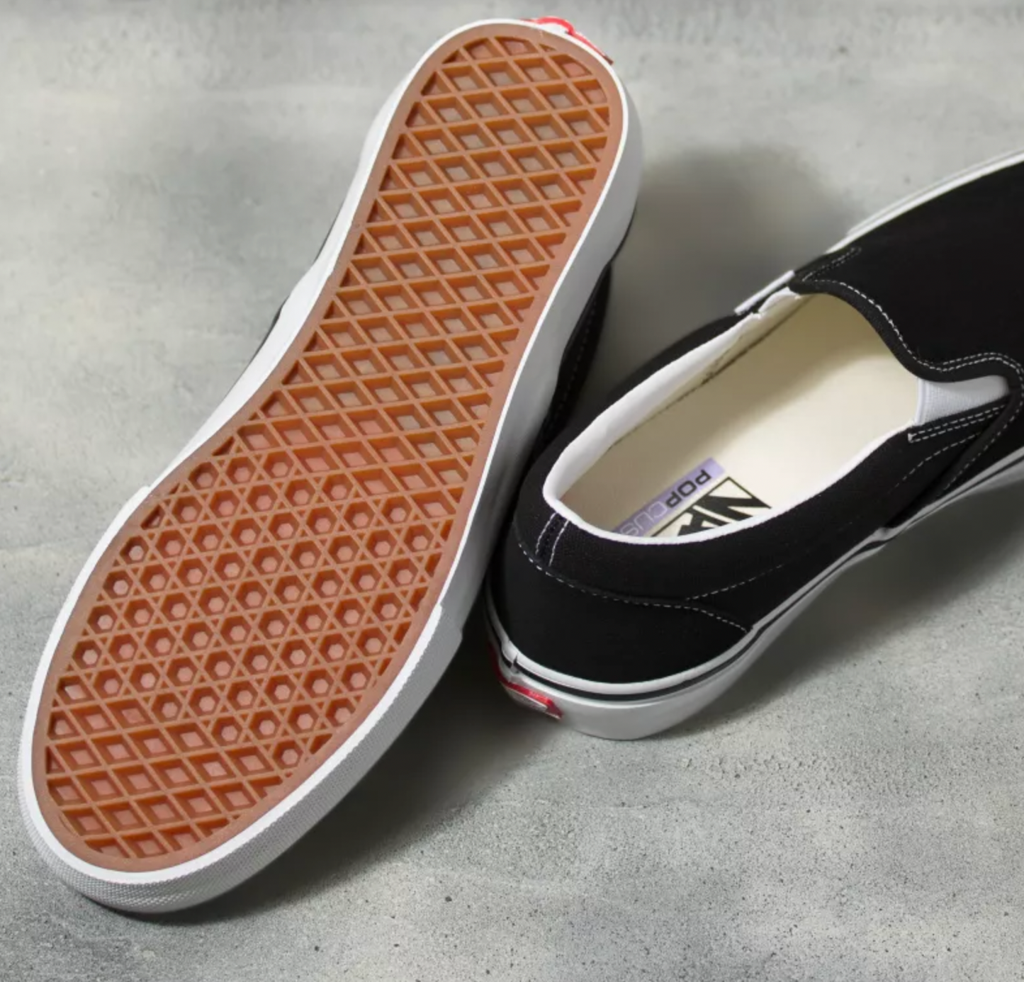 Vans Skate Slip-On Black White
