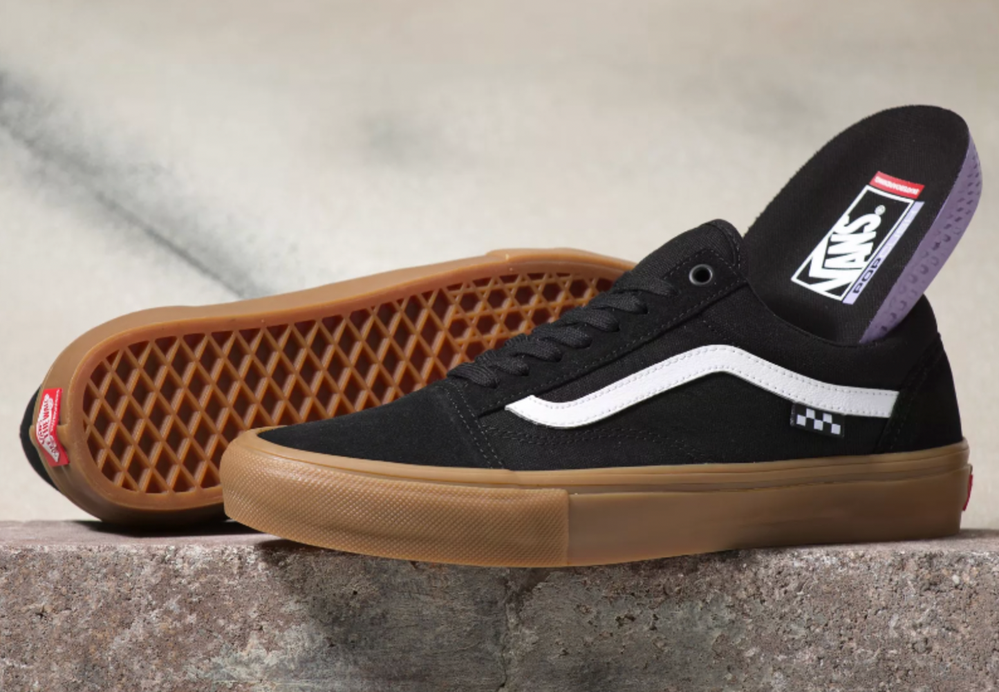 Vans Skate Old Skool Black White Gum