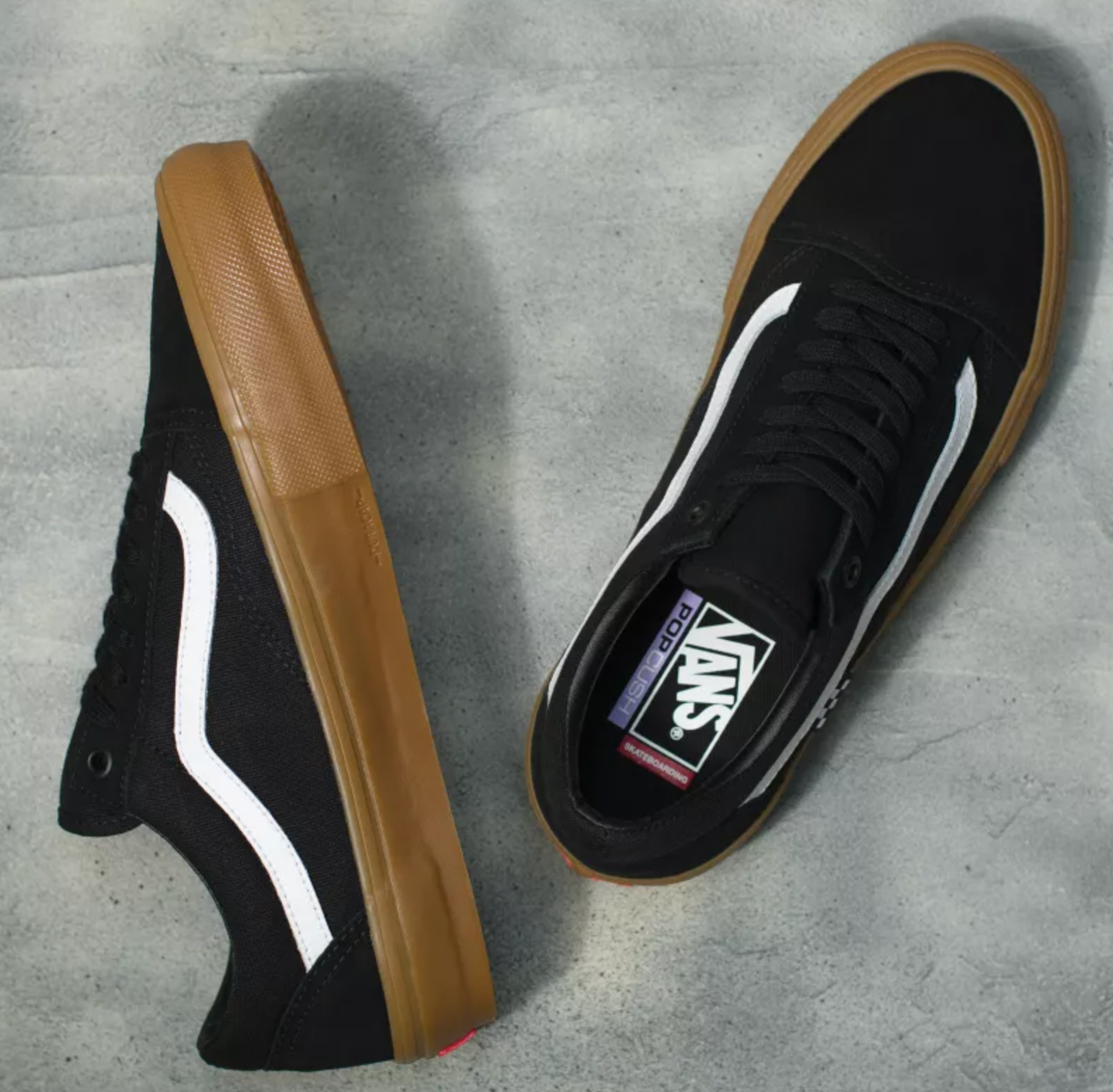 Vans Skate Old Skool Black White Gum