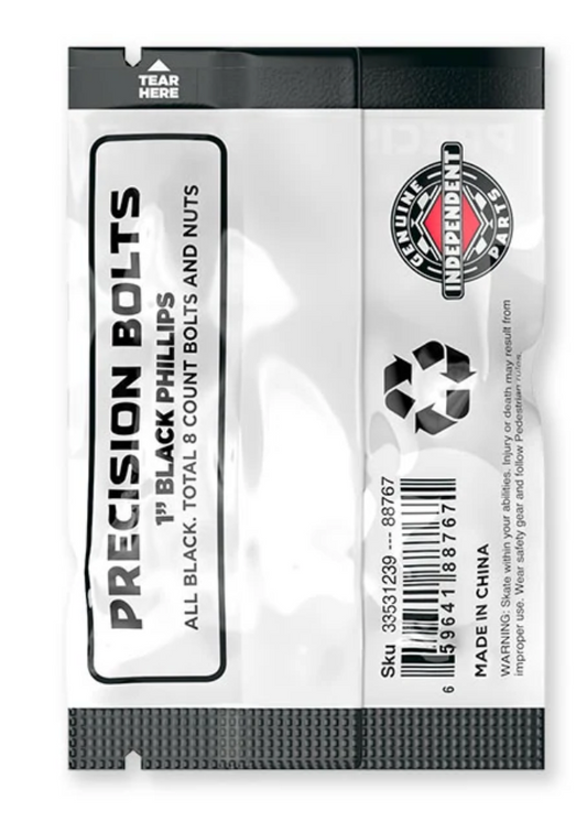 Indy 1" Phillips Hardware Black