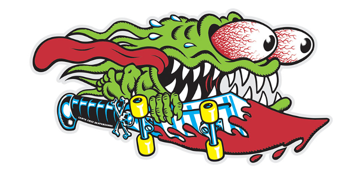 Santa Cruz Slasher Sticker