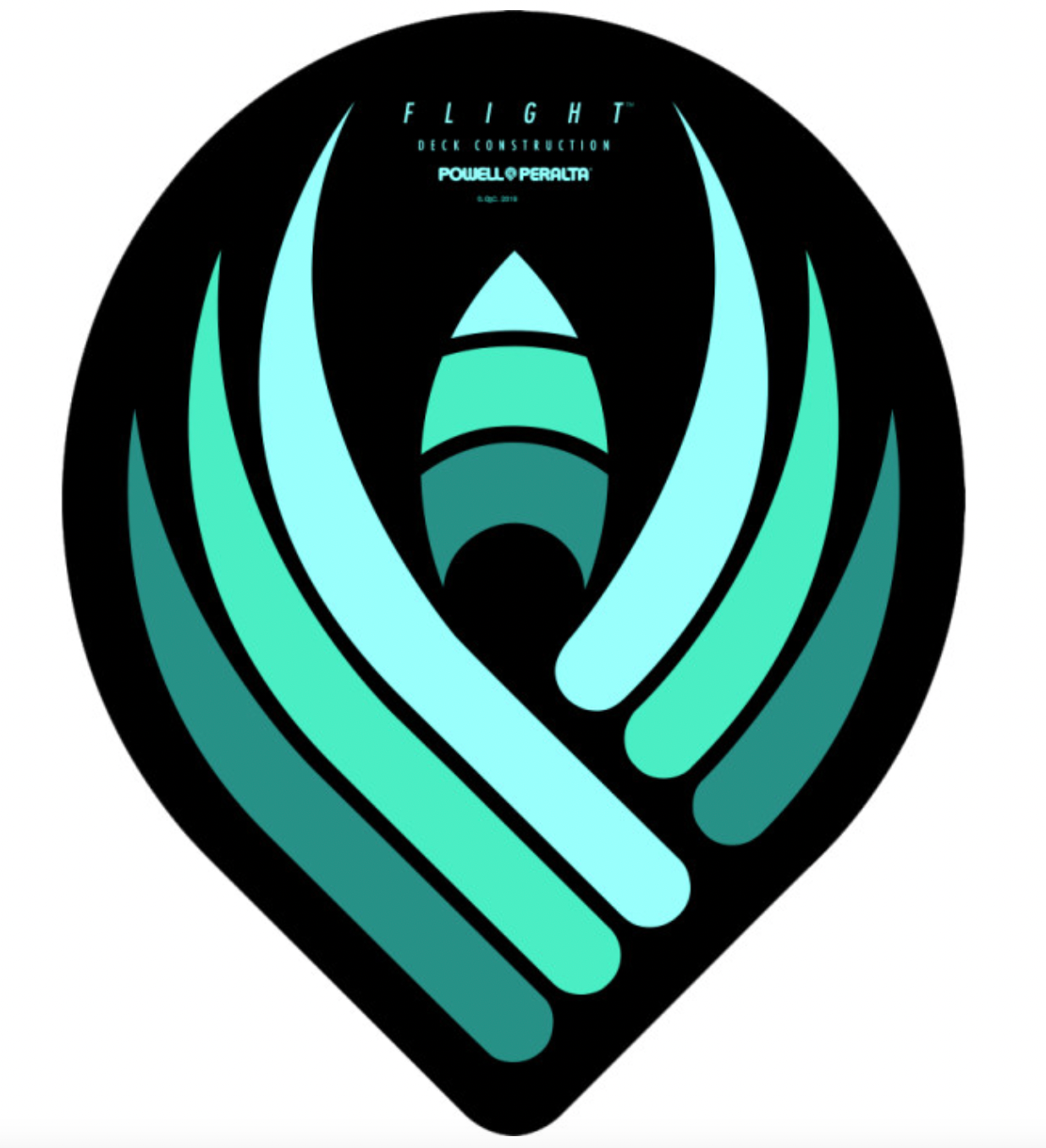 Powell Team Flight Sticker