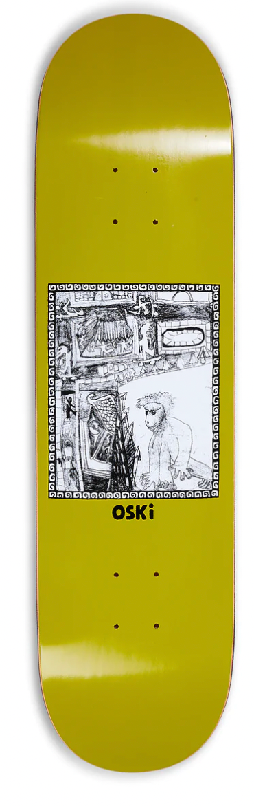 Polar Oskar Rosenberg Gorilla King Skateboard Deck 8.0