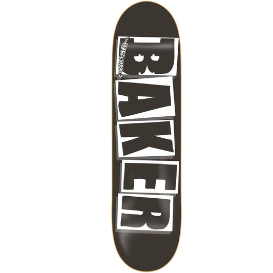 Baker Brand Logo Black White Skateboard Deck 8.475