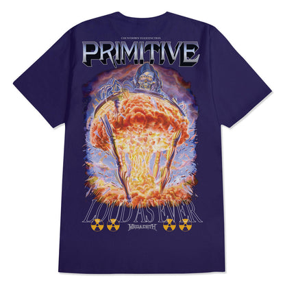 Primitive Megadeth Time T-Shirt Purple