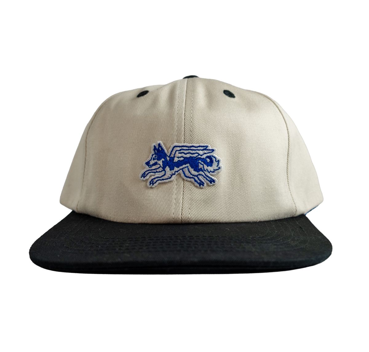 Olympia Juno Patch Hat Cream Black