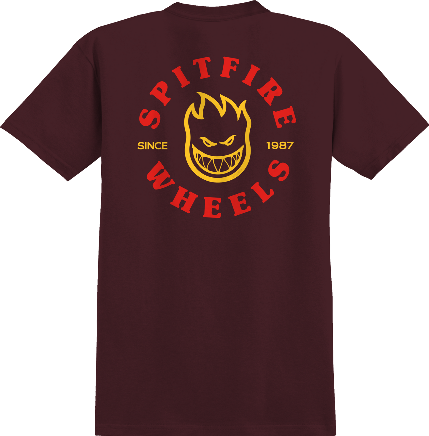 Spitfire Bighead Classic T-Shirt Maroon