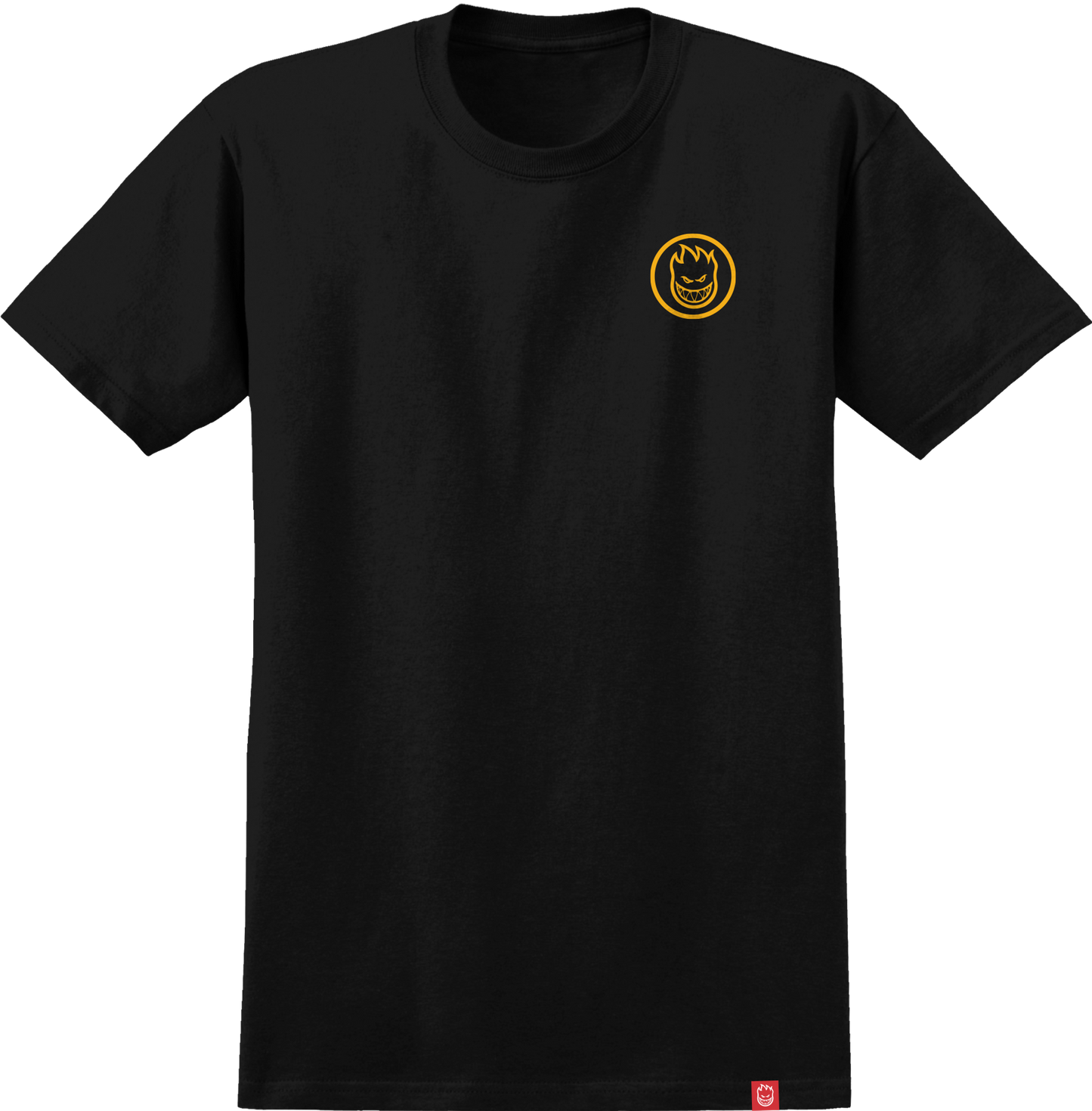 Spitfire Classic Swirl T-Shirt Black Gold