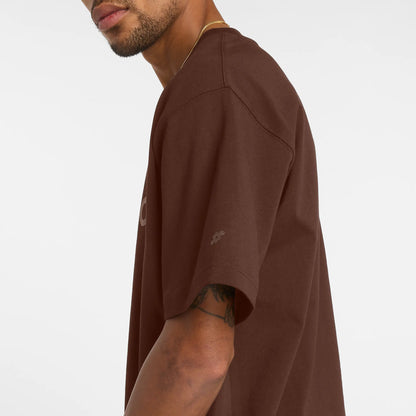 NB Numeric Relaxed Athletic Logo T-Shirt Brown