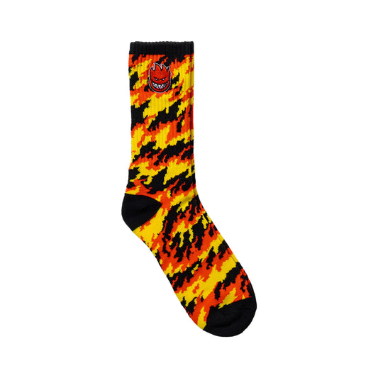 Spitfire Bighead Fill Flame Crew Socks
