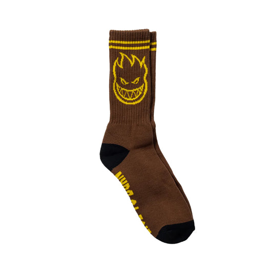 Spitfire Bighead Socks Brown Gold