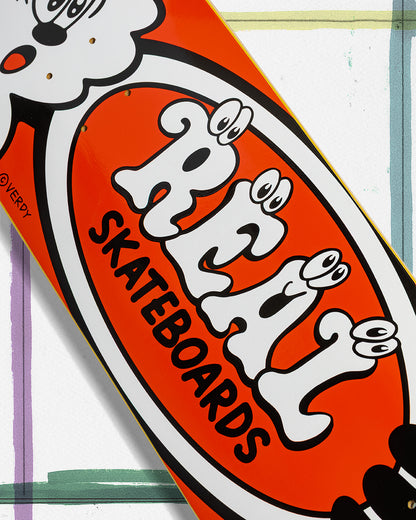 Real Verdy Oval Skateboard Deck 8.06