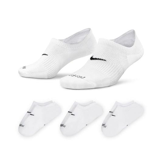 Nike Everyday Plus No Show Footie Socks White